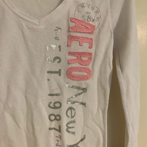 Aeropostale Waffle Long Sleeve - Picture 3 of 5